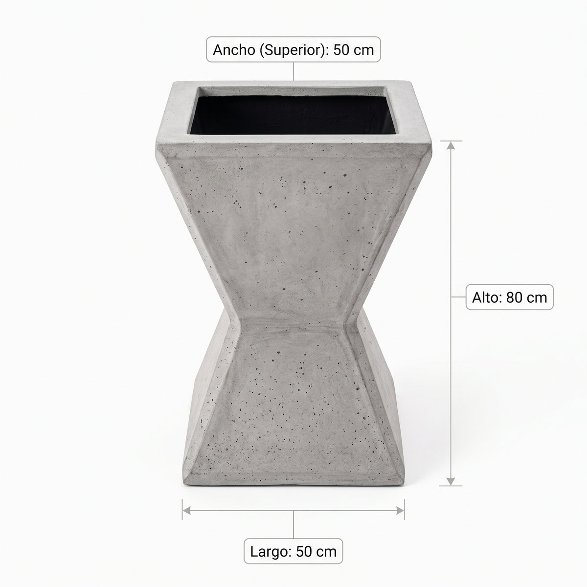 Reloj de arena en Concreto 50x50x80 cm — foto 5 de 5