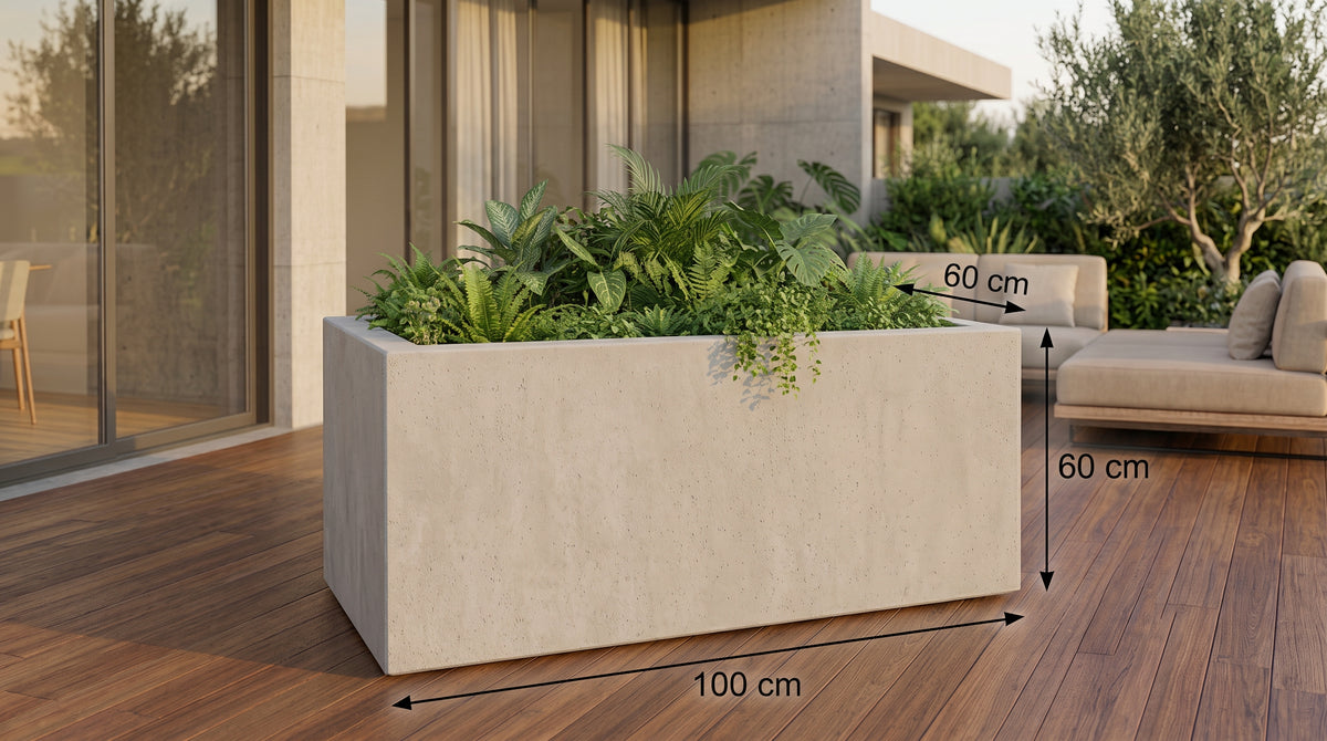 Jardinera en Concreto 100x60x60 cm — foto 5 de 5