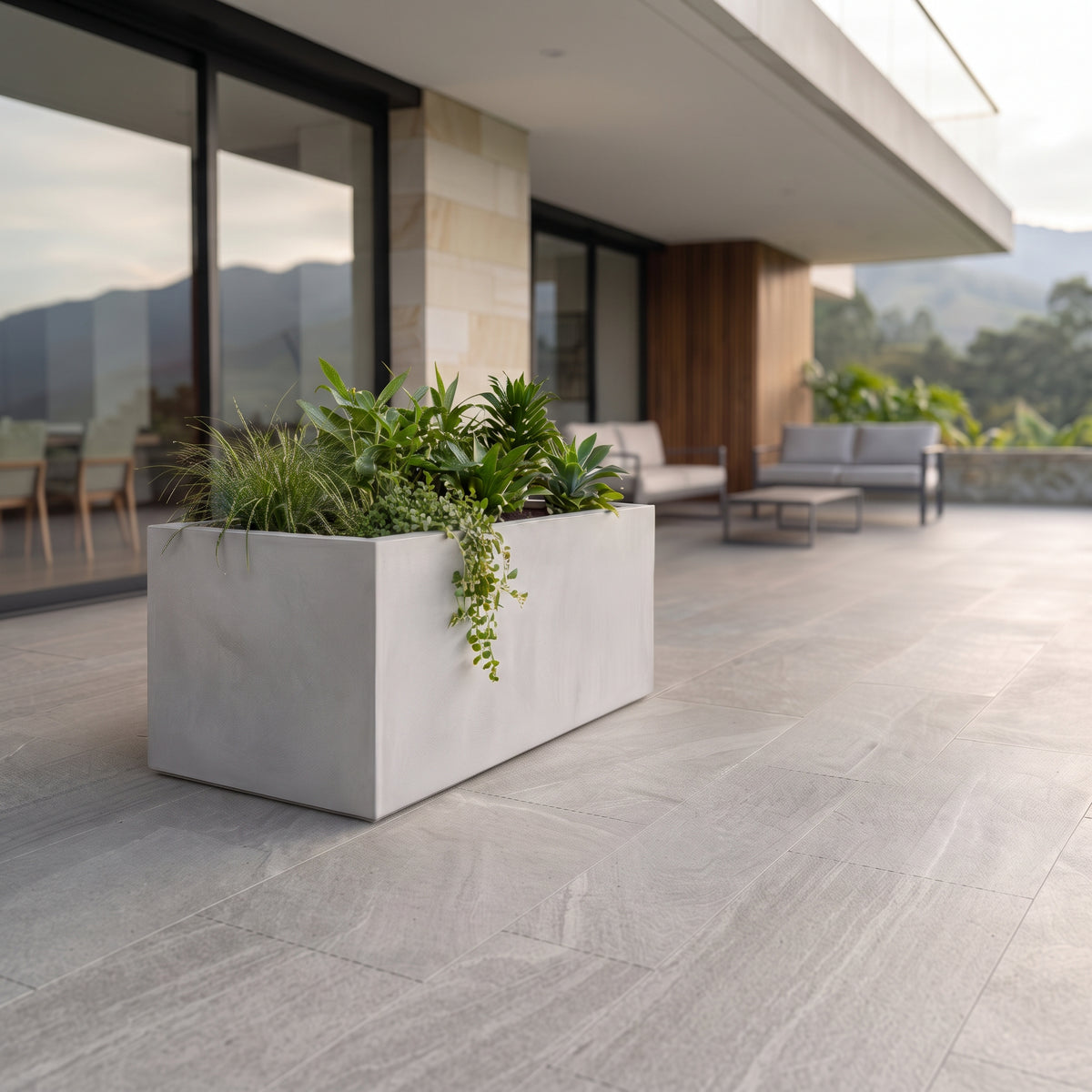 Jardinera en Concreto 110x60x50 cm