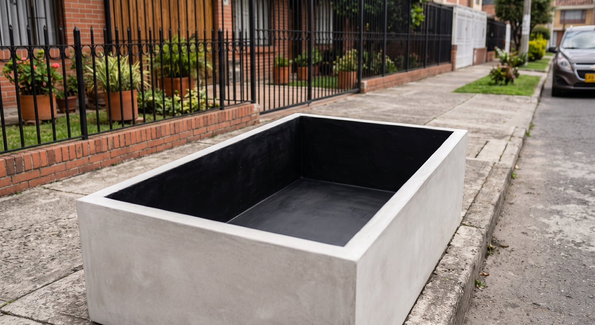 Jardinera en Concreto 100x70x40 cm — foto 2 de 5