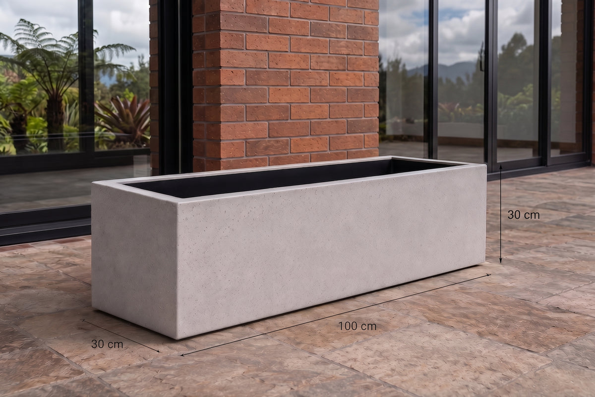 Jardinera en Concreto 100x30x30 cm — foto 5 de 5