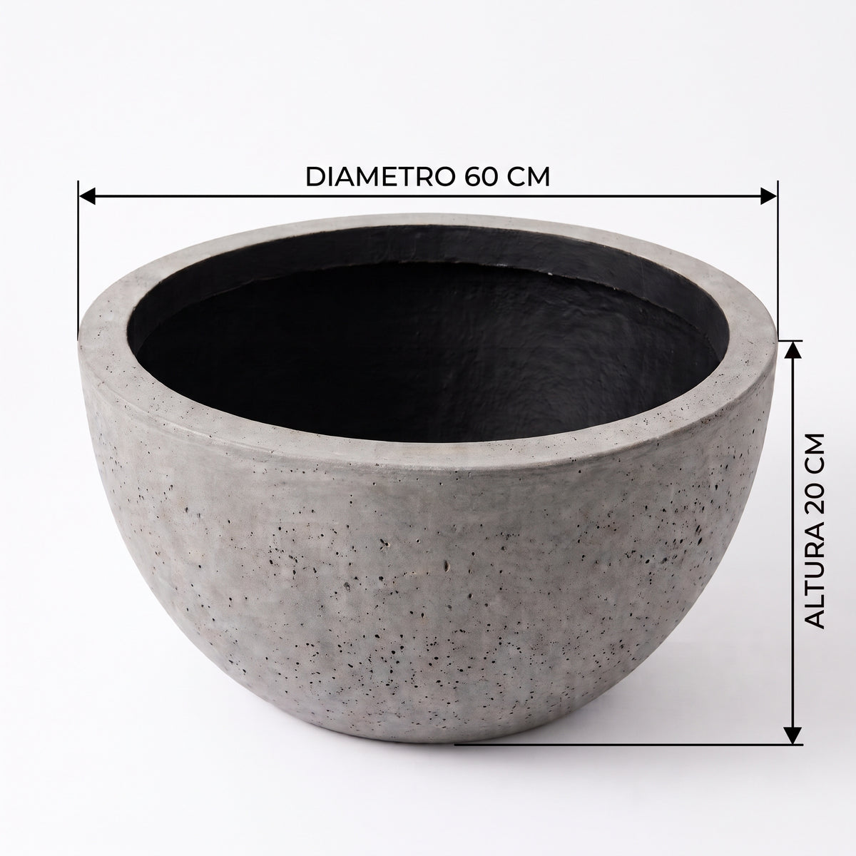 Matera Especial Bowl en Concreto 60x30 cm — foto 5 de 5