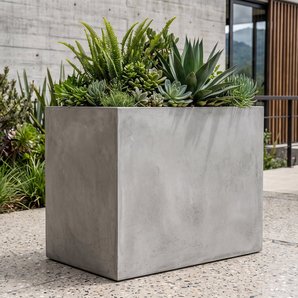 Jardinera en Concreto 100x70x100 cm