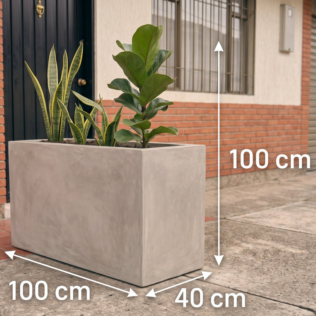 Jardinera en Concreto 100x40x100 cm — foto 5 de 5