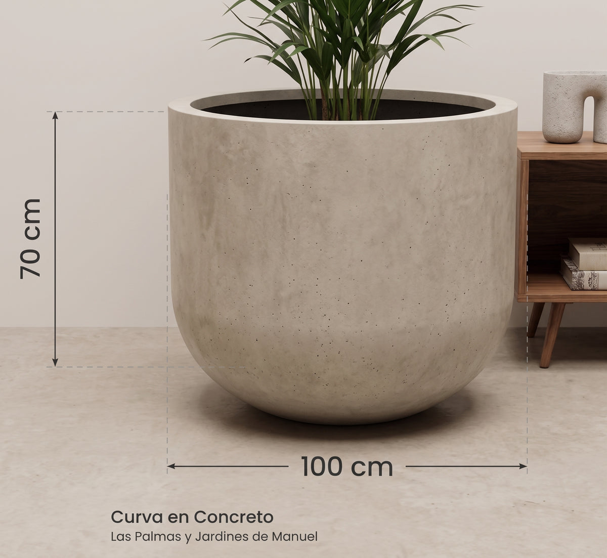 Curva en Concreto 100x70 cm — foto 5 de 5