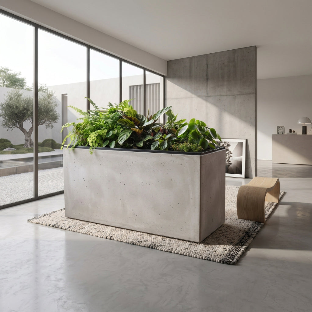 Jardinera en Concreto 100x50x60 cm