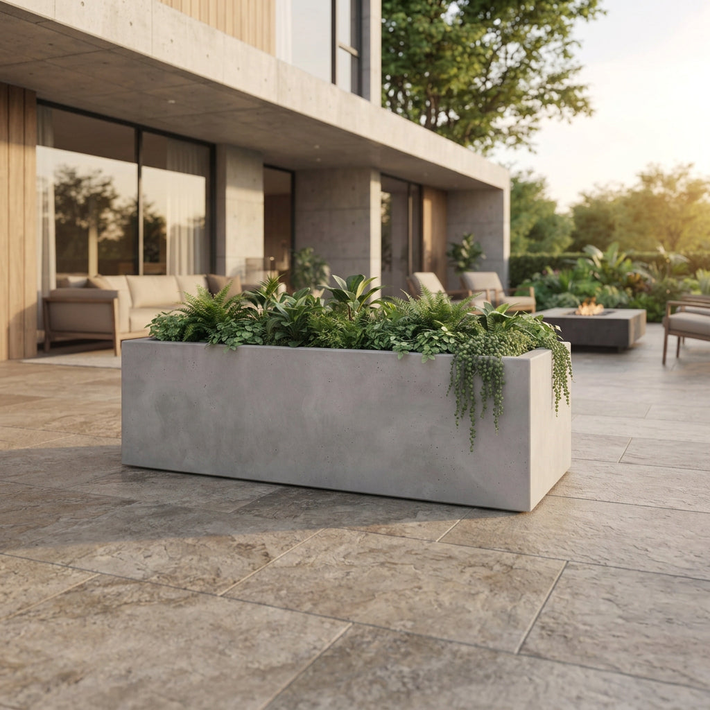Jardinera en Concreto 100x60x40 cm