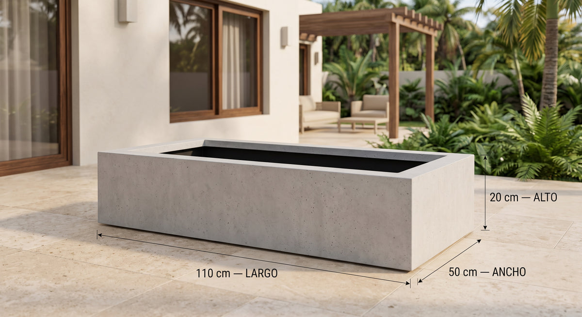 Jardinera en Concreto 110x50x20 cm — foto 5 de 5