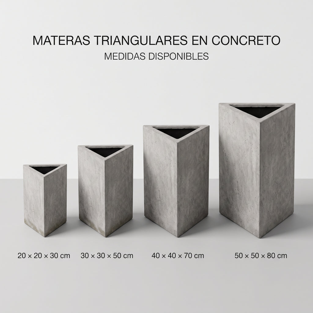 Triangulares en Concreto