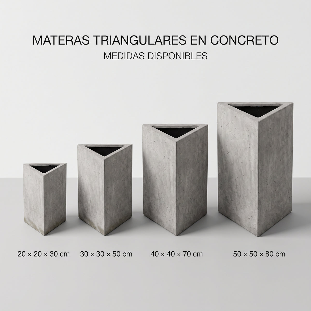 Triangulares en Concreto