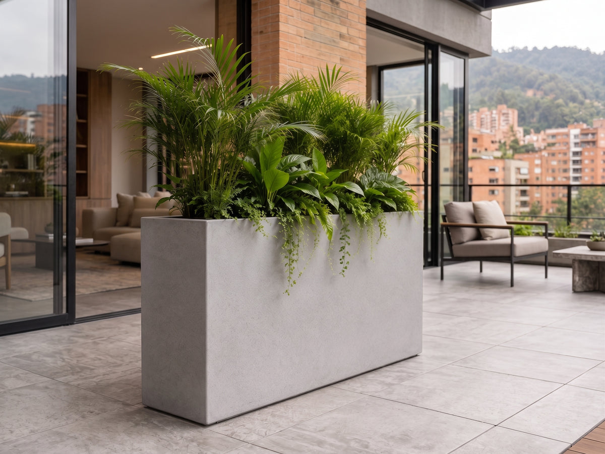 Jardinera en Concreto 100x30x60 cm
