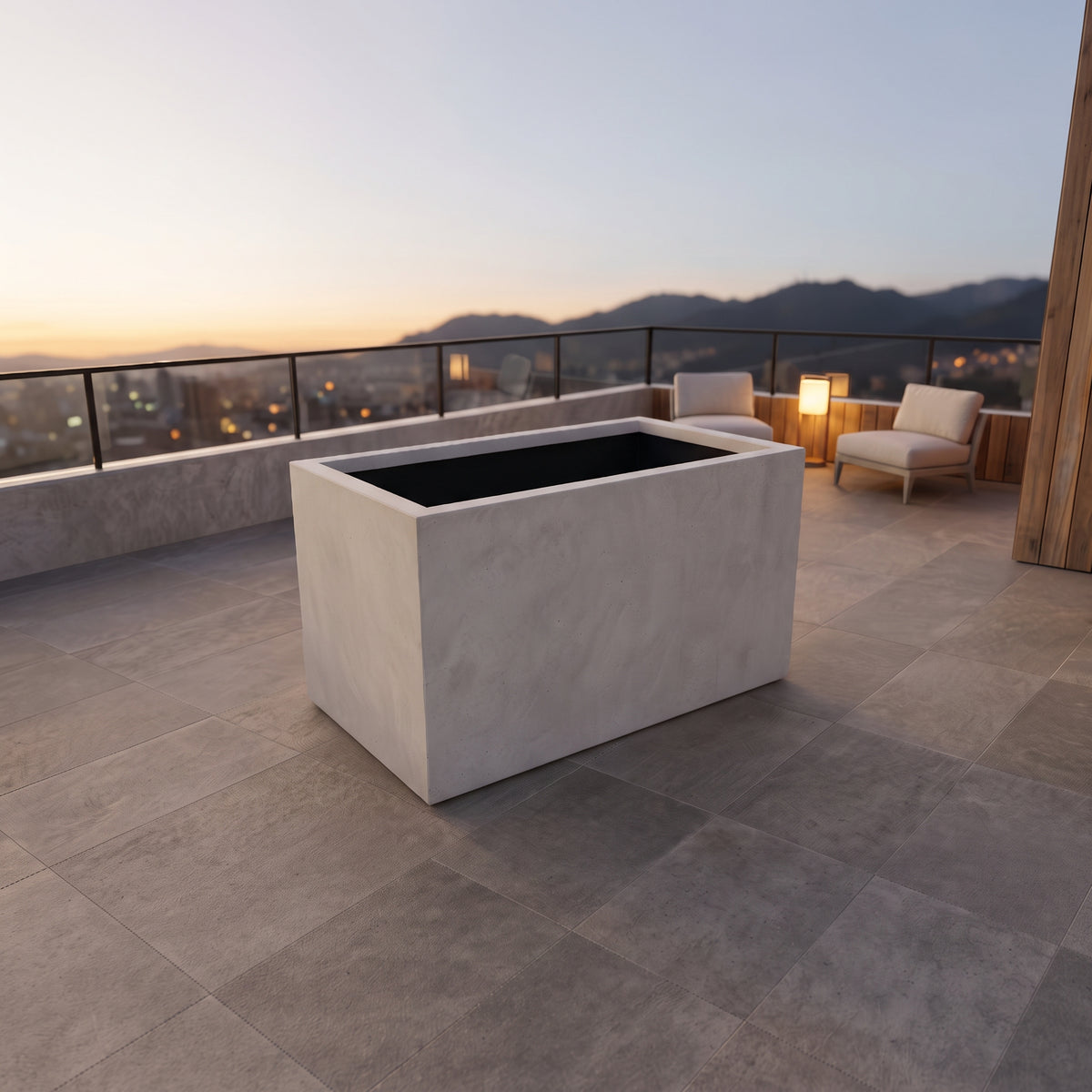 Jardinera en Concreto 110x60x70 cm