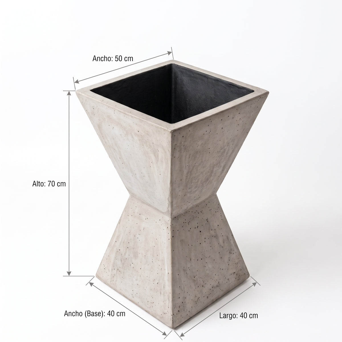 Reloj de arena en Concreto 50x50x70 cm — foto 5 de 5