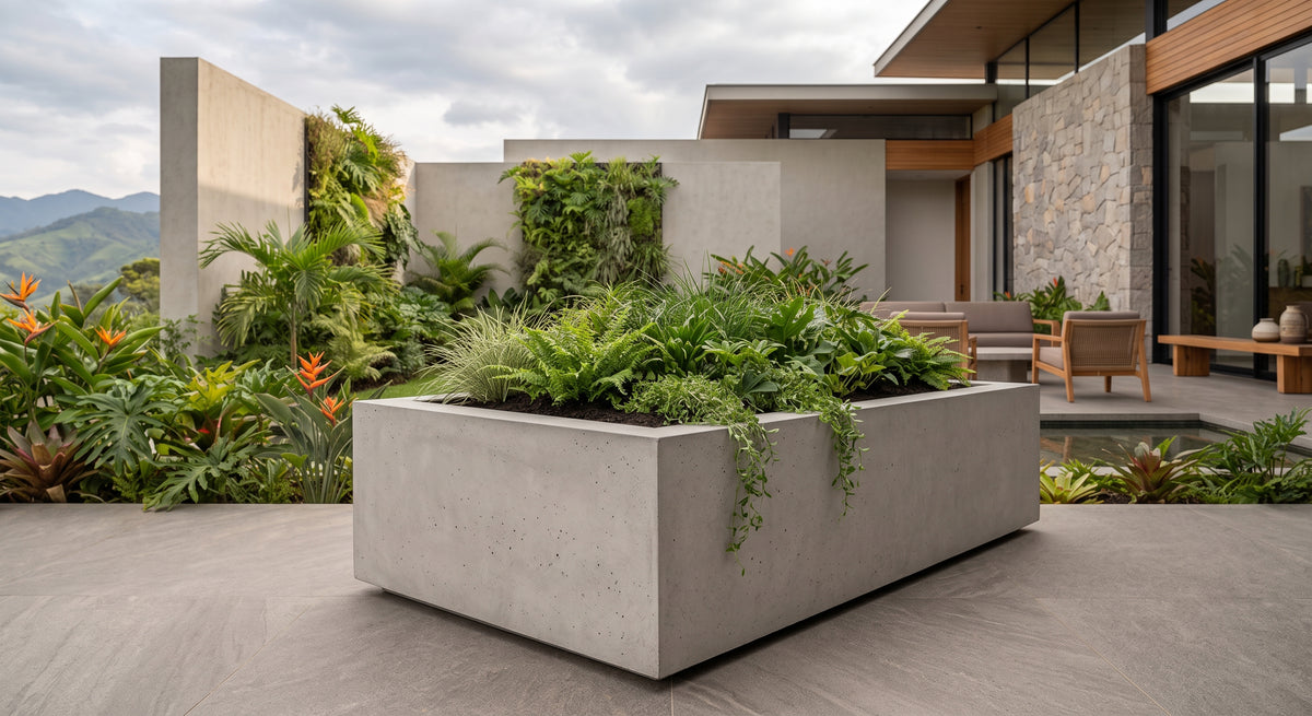 Jardinera en Concreto 110x60x30 cm
