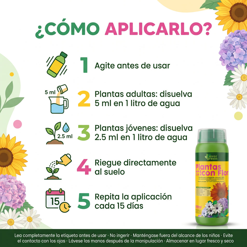 Fertilizante Evergreen Flor