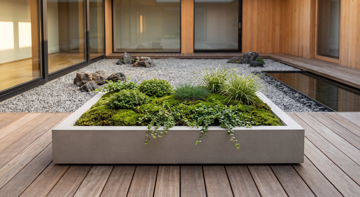Jardinera en Concreto 110x70x20 cm