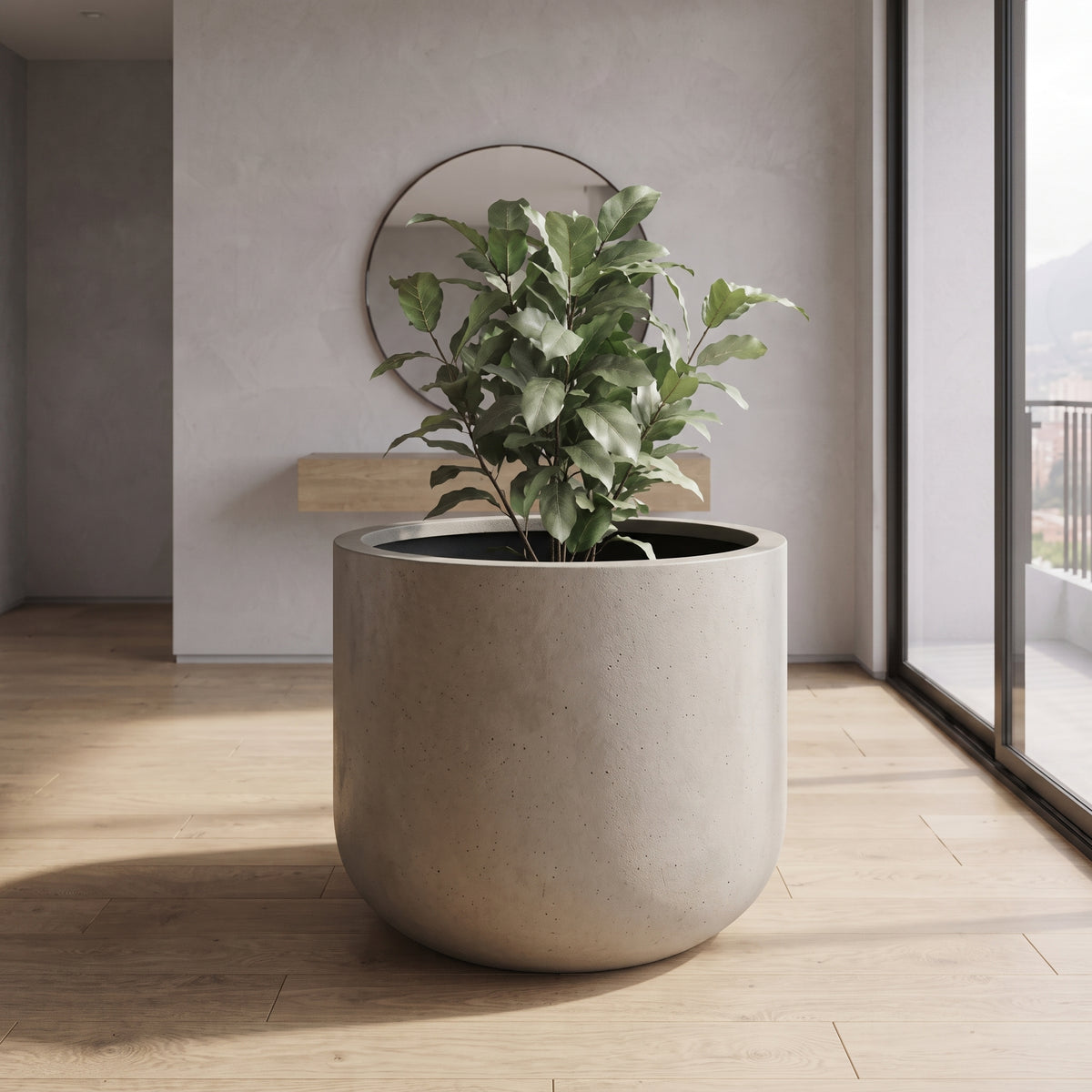 Curva en Concreto 80x90 cm