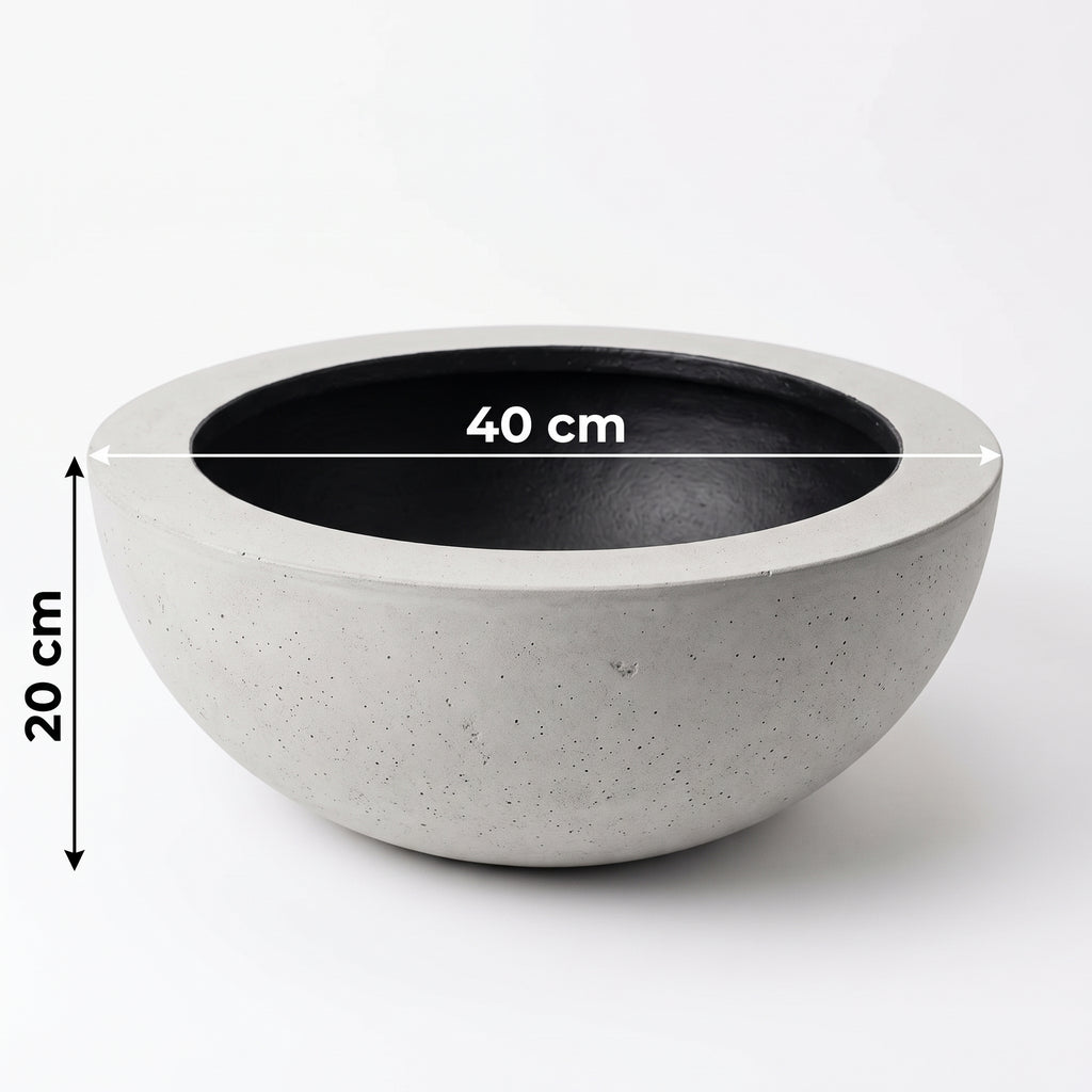 Matera Especial Bowl en Concreto 40x20 cm — foto 5 de 5