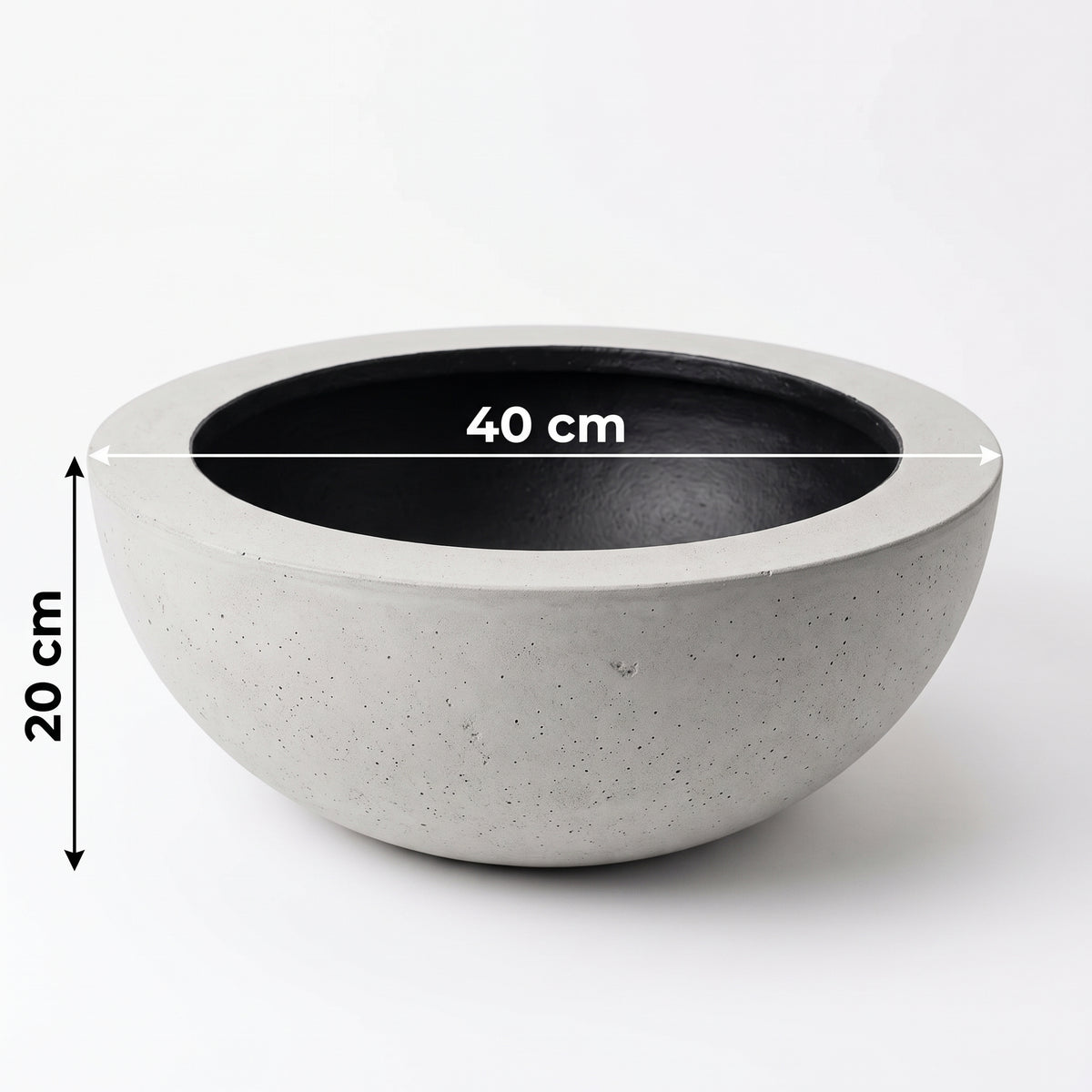 Matera Especial Bowl en Concreto 40x20 cm — foto 5 de 5