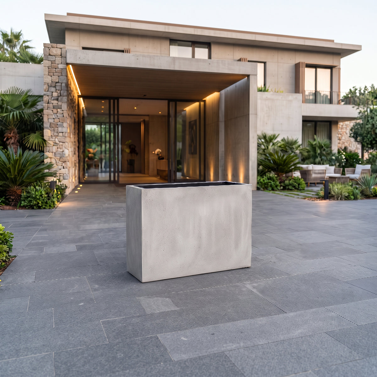 Jardinera en Concreto 110x40x110 cm