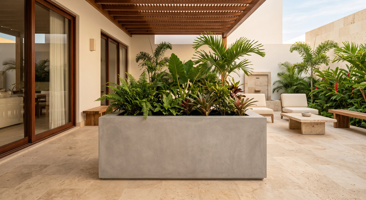 Jardinera en Concreto 110x50x40 cm