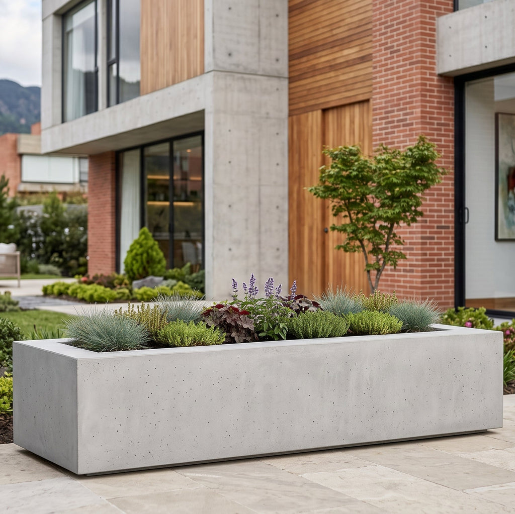 Jardinera en Concreto 110x40x30 cm
