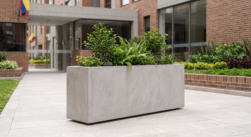 Jardinera en Concreto 110x20x70 cm
