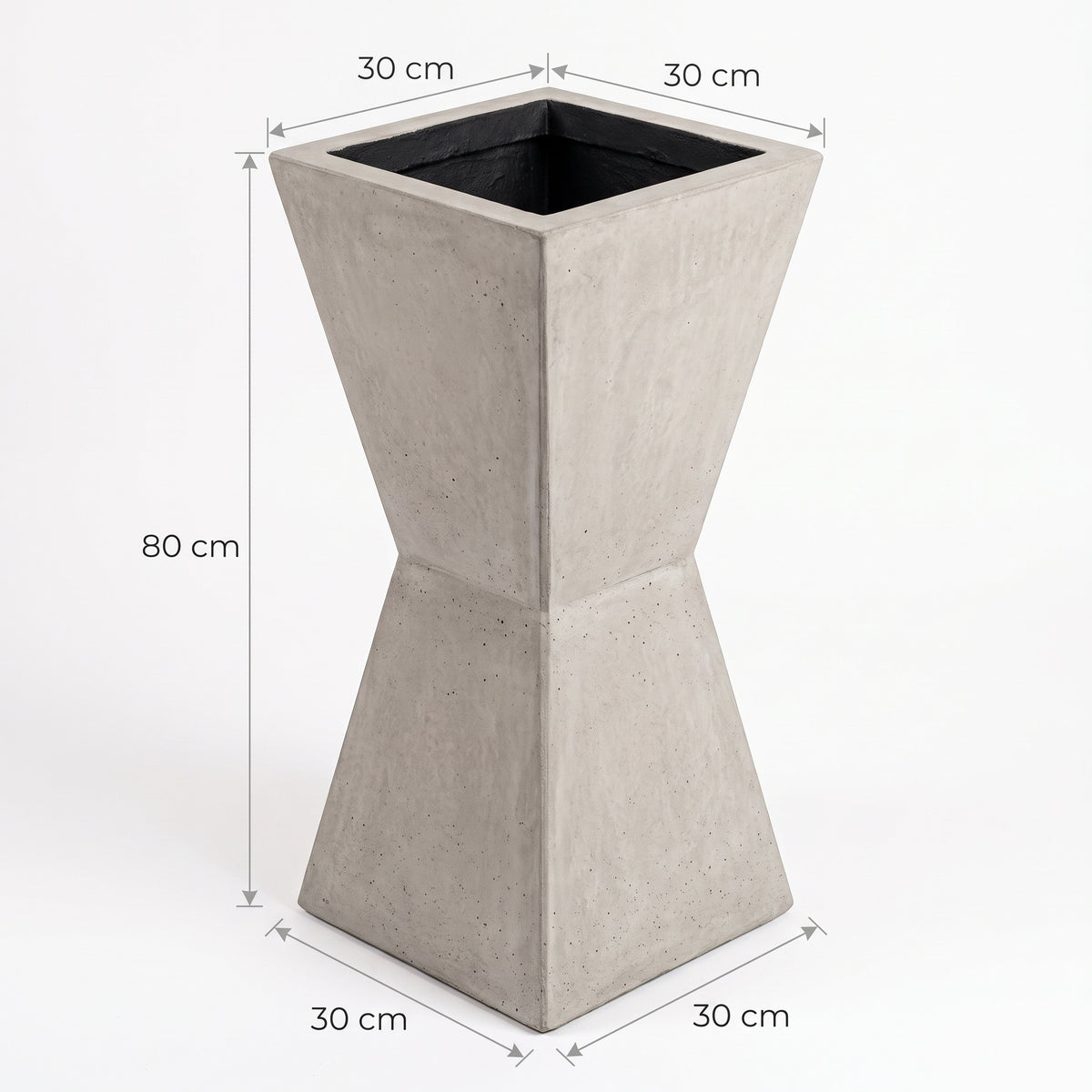Reloj de arena en Concreto 30x30x80 cm — foto 5 de 5