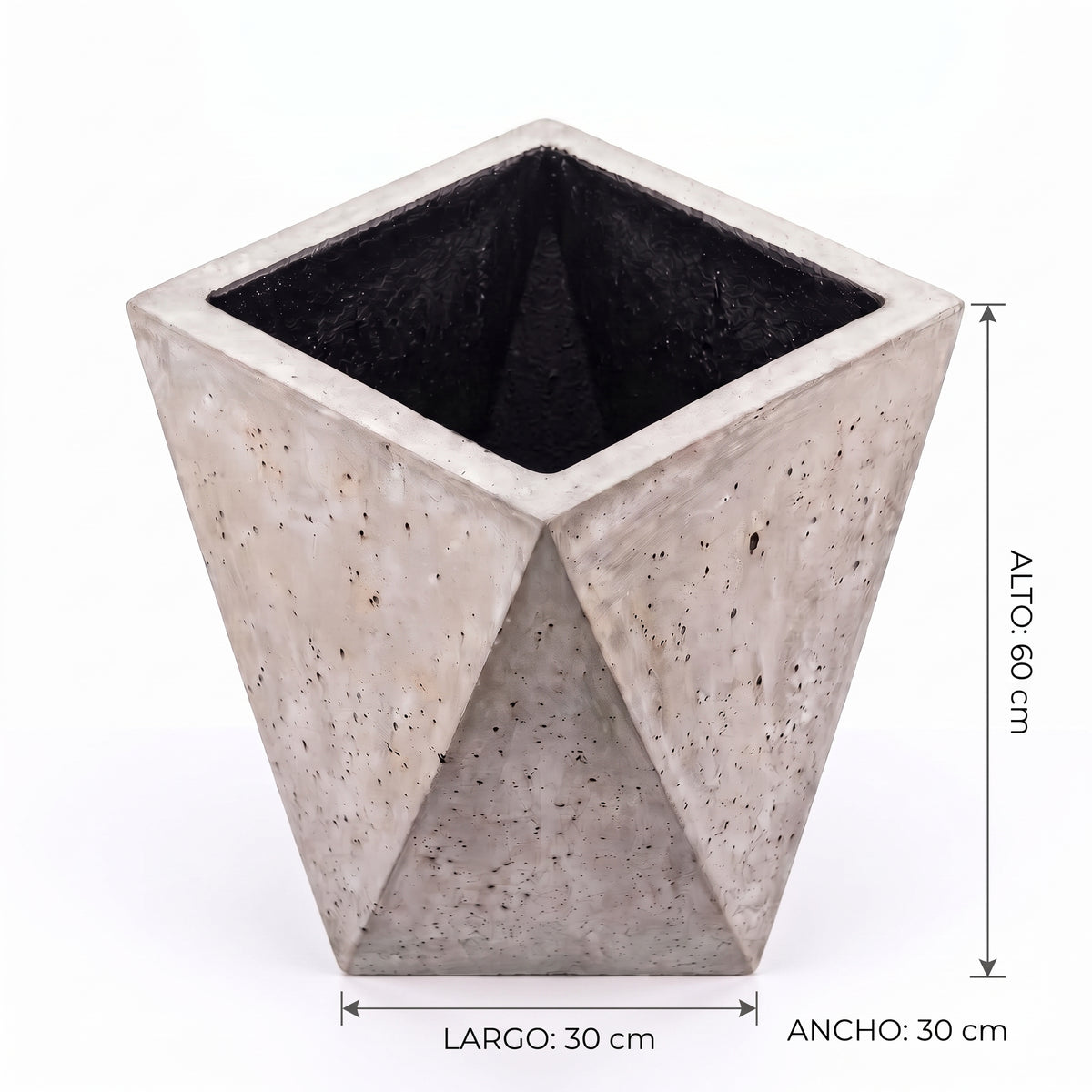 Pirámide en Concreto 30x30x60 cm — foto 5 de 5
