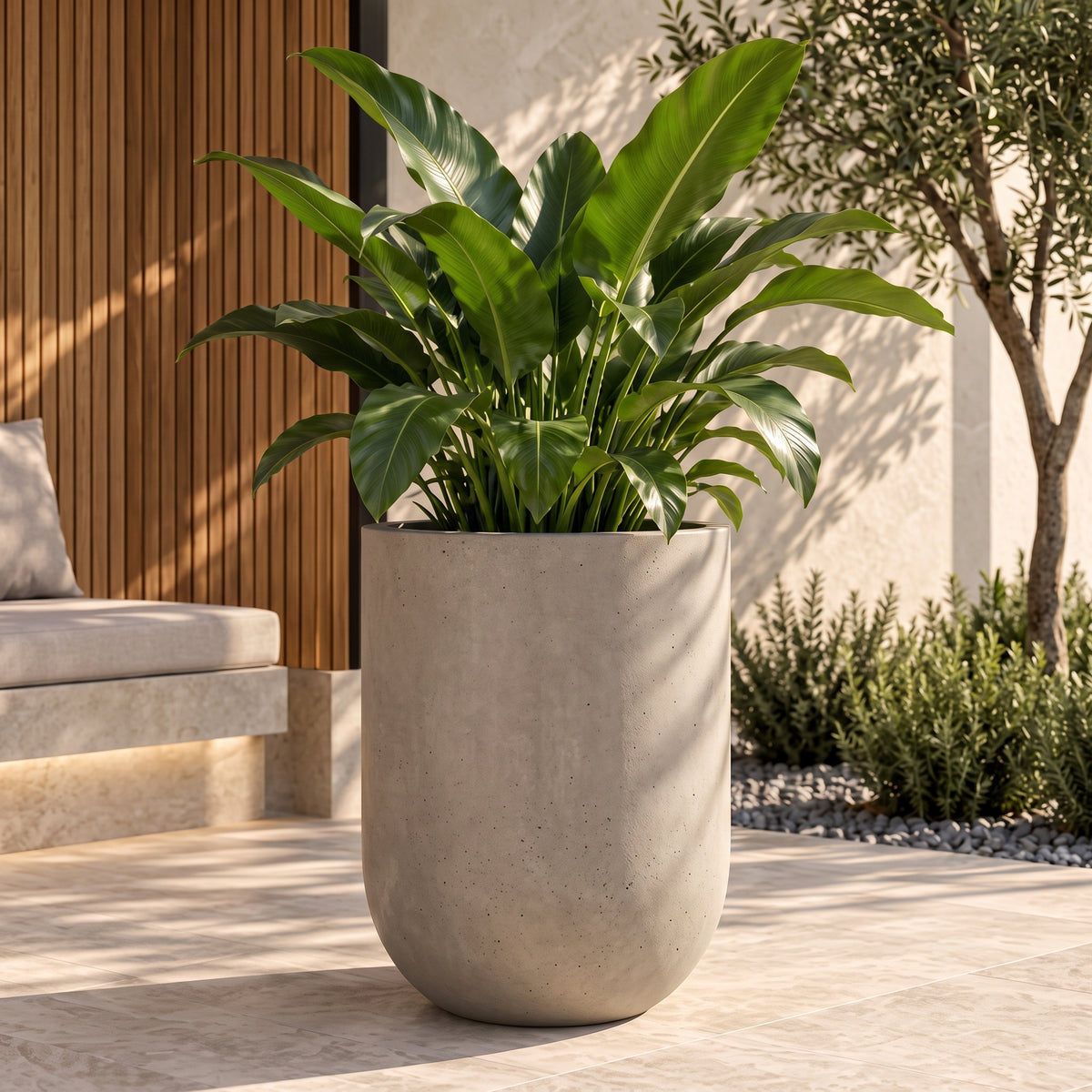 Curva en Concreto 60x80 cm