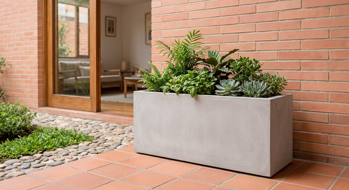 Jardinera en Concreto 110x30x50 cm