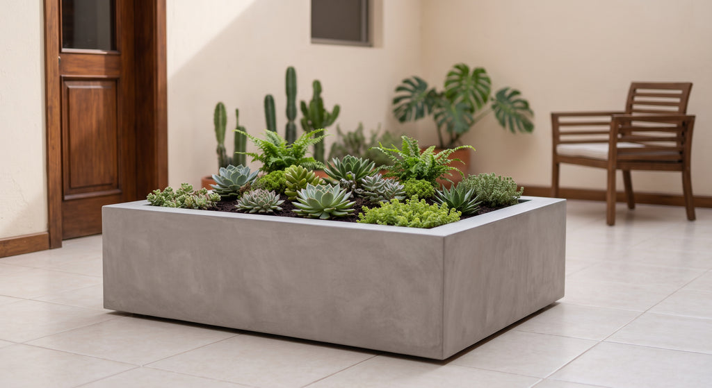 Jardinera en Concreto 100x80x30 cm — foto 4 de 5