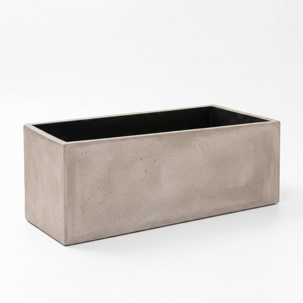 Jardinera rectangular en concreto — imagen 2 de la galería compartida