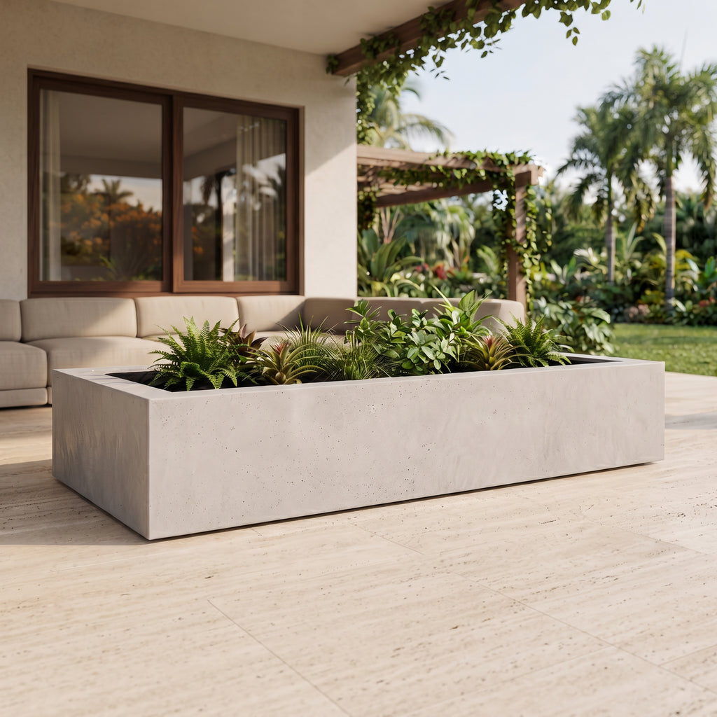 Jardinera en Concreto 110x50x20 cm