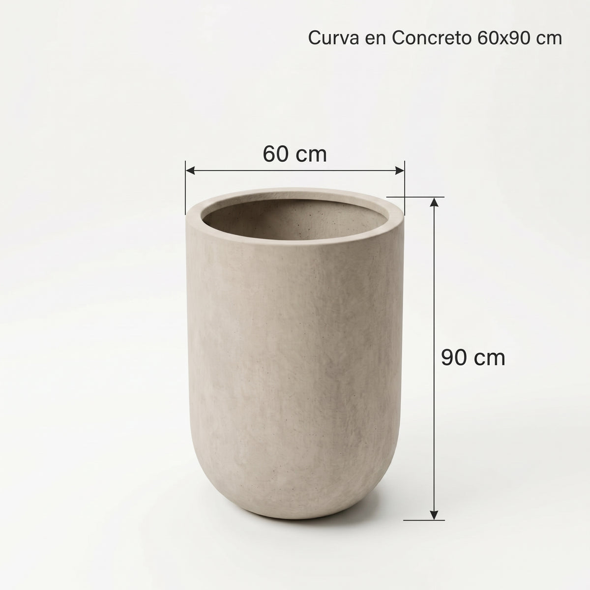 Curva en Concreto 60x90 cm — foto 5 de 5