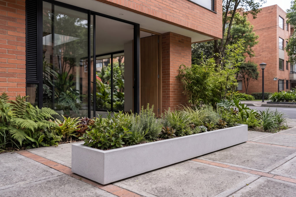 Jardinera en Concreto 100x30x20 cm