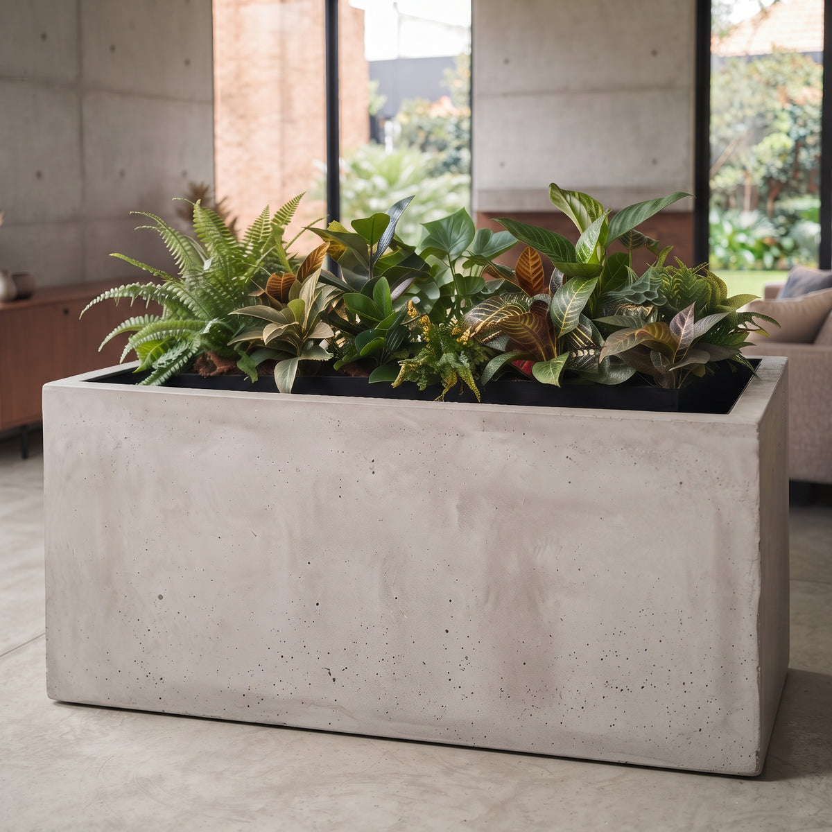 Jardinera en Concreto 100x50x70 cm