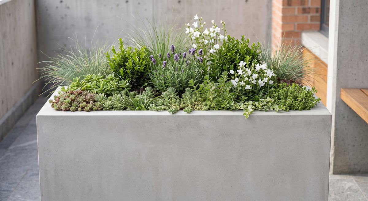 Jardinera en Concreto 110x40x60 cm — foto 4 de 5
