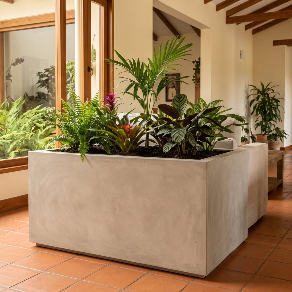 Jardinera en Concreto 100x70x60 cm