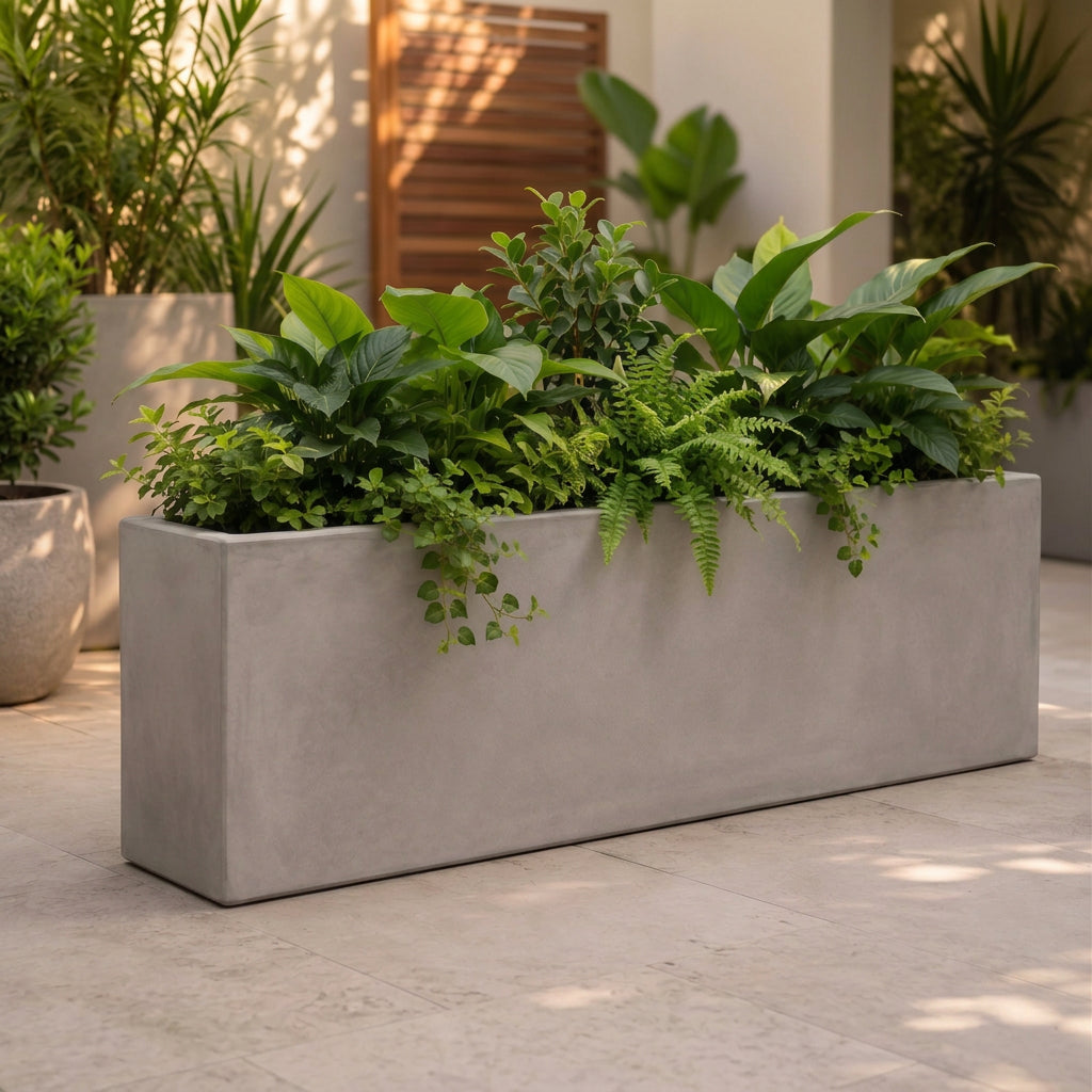 Jardinera en Concreto 100x20x100 cm