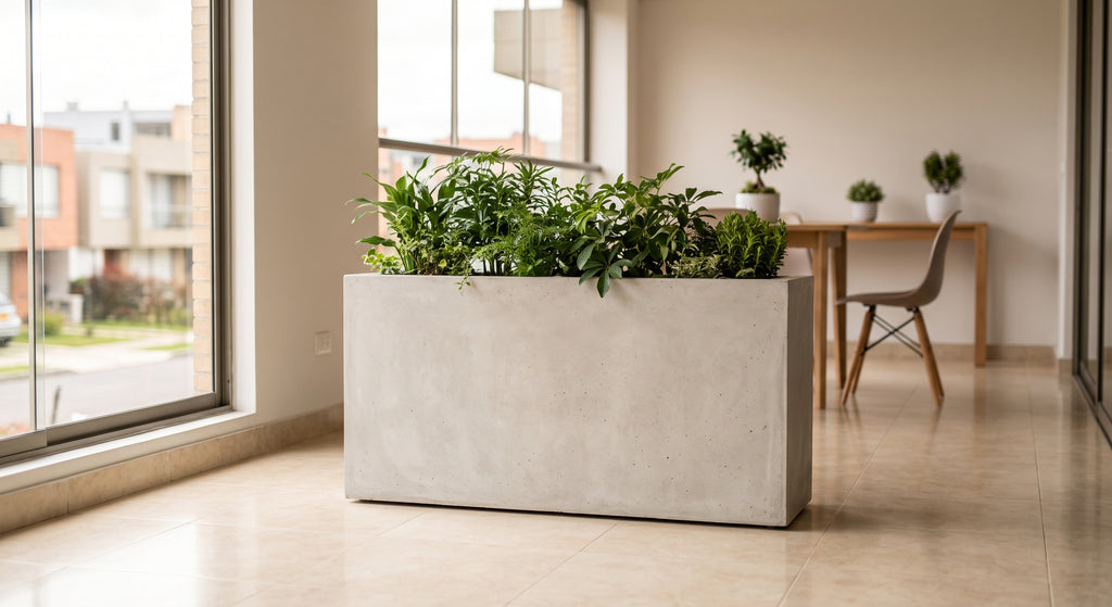 Jardinera en Concreto 110x20x60 cm