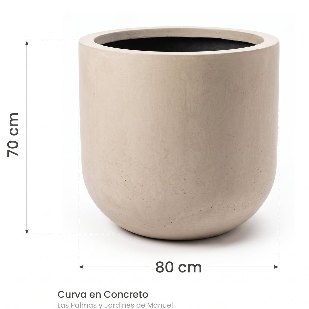 Curva en Concreto 80x70 cm — foto 5 de 5