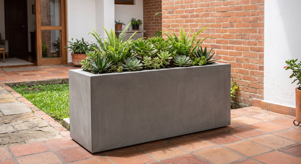 Jardinera en Concreto 110x30x60 cm