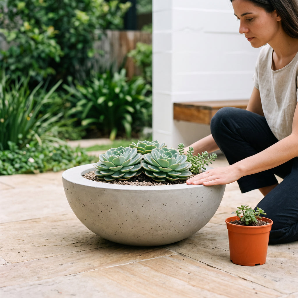 Matera Especial Bowl en Concreto 40x20 cm