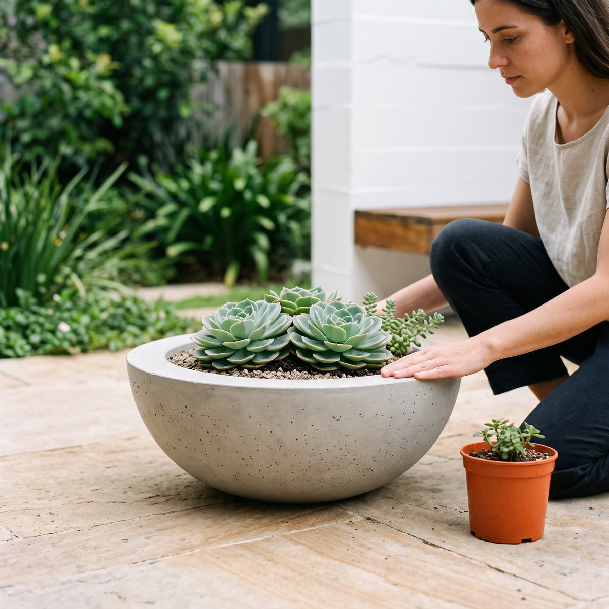 Matera Especial Bowl en Concreto 40x20 cm