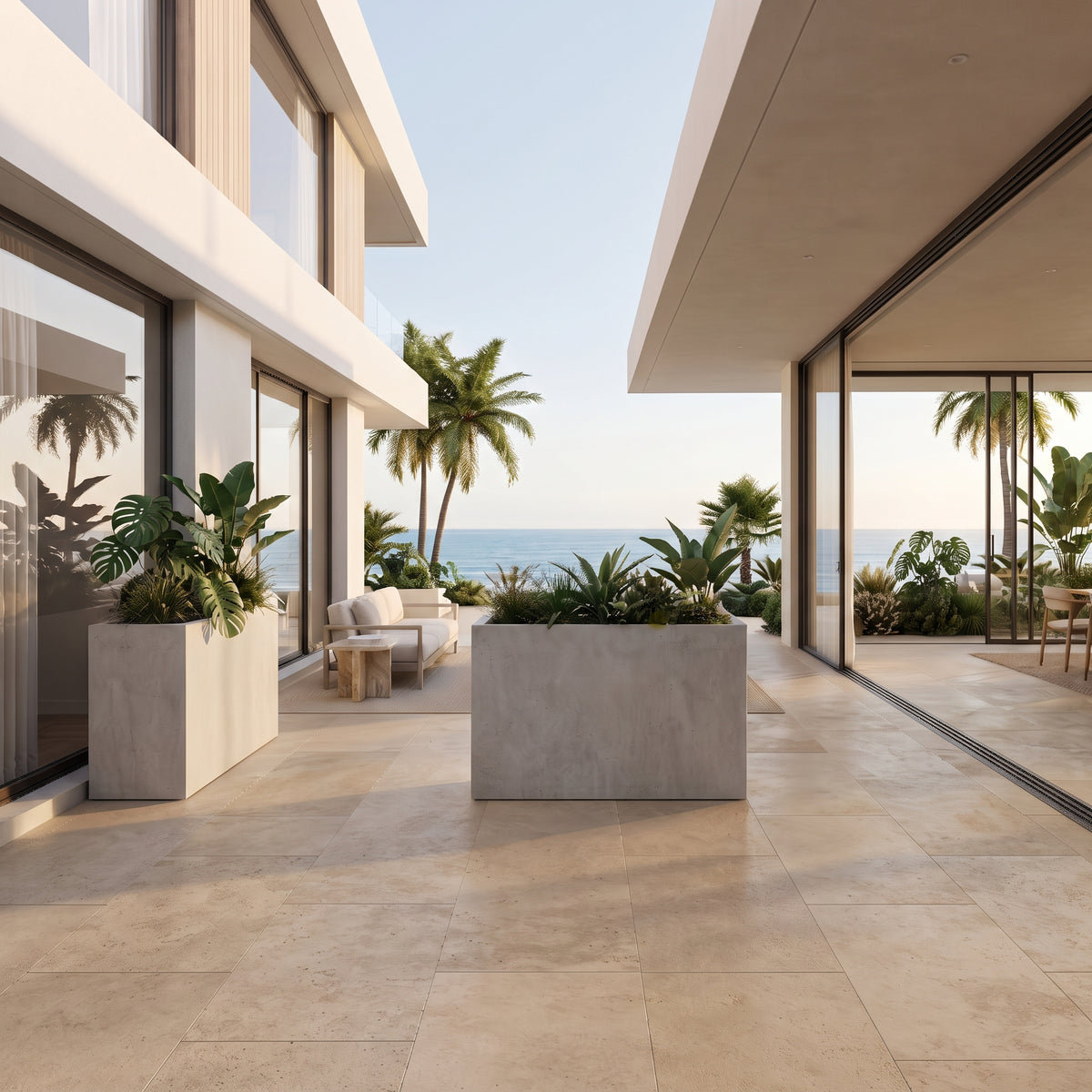 Jardinera en Concreto 110x50x100 cm