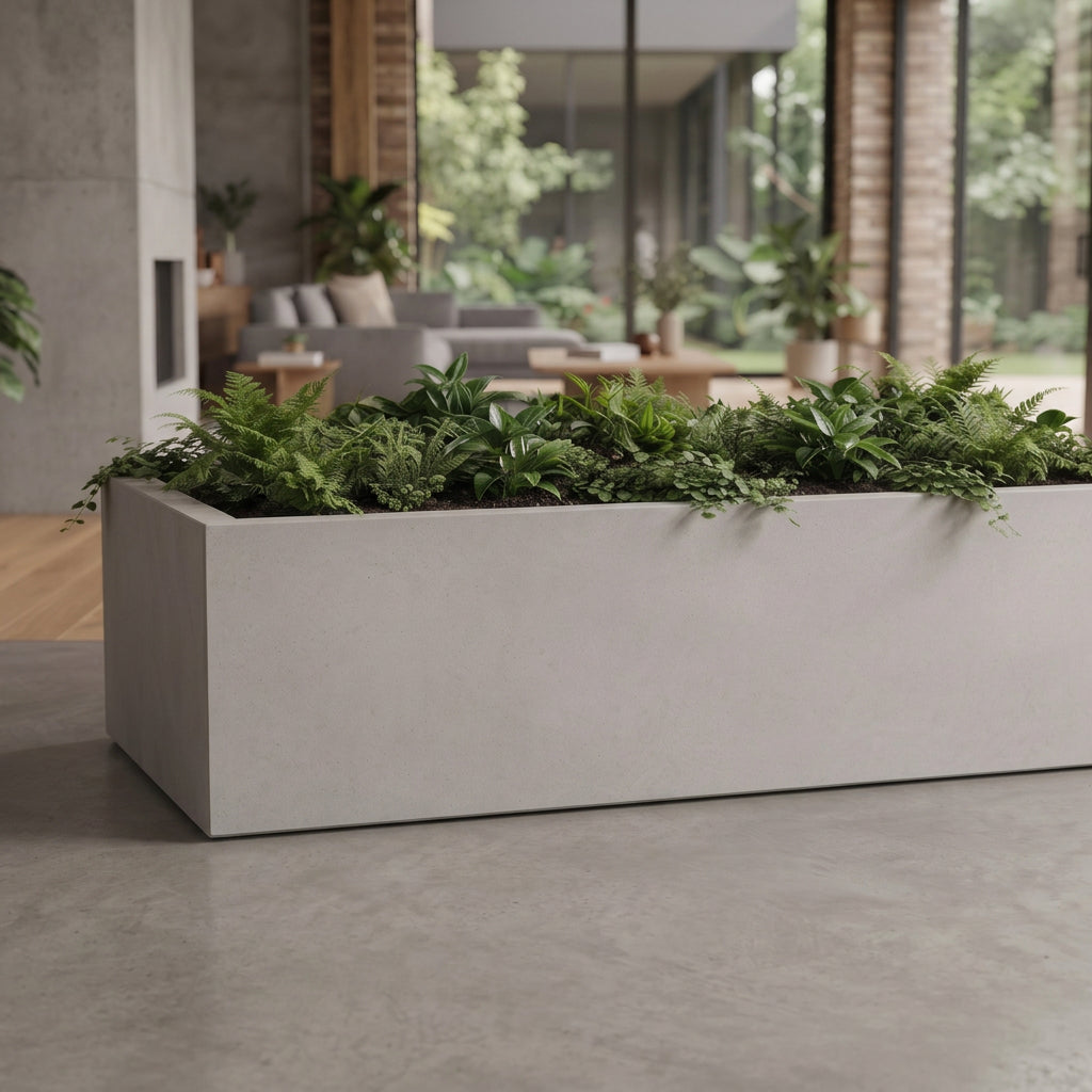 Jardinera en Concreto 100x60x20 cm — foto 4 de 5