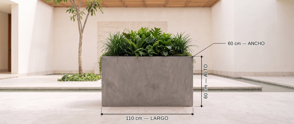 Jardinera en Concreto 110x60x60 cm — foto 5 de 5