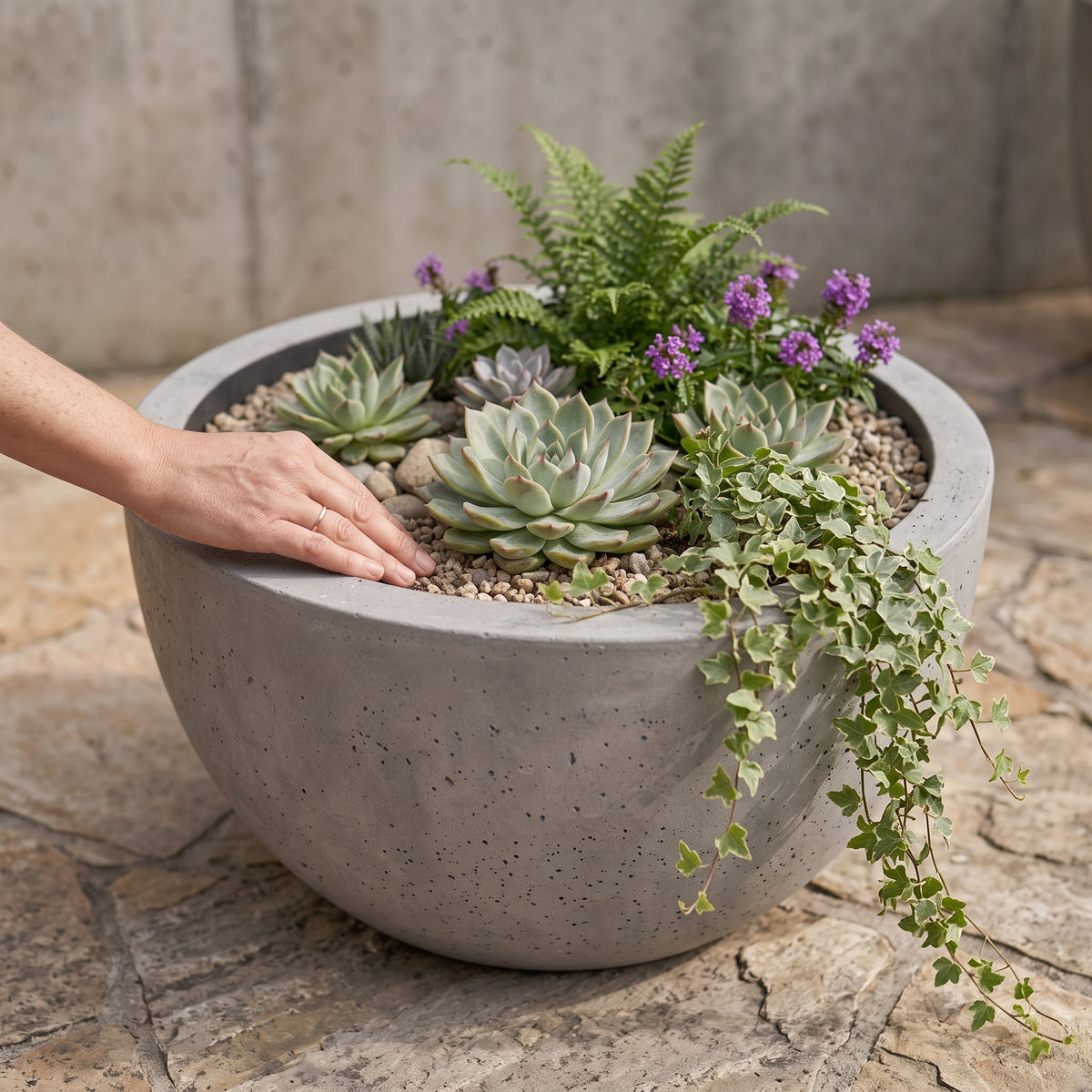 Matera Especial Bowl en Concreto 60x30 cm — foto 4 de 5