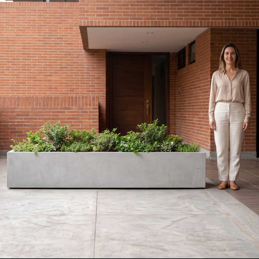 Jardinera en Concreto 110x30x20 cm — foto 4 de 5